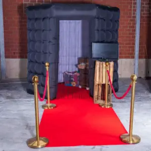 fotobox kabine schwarz