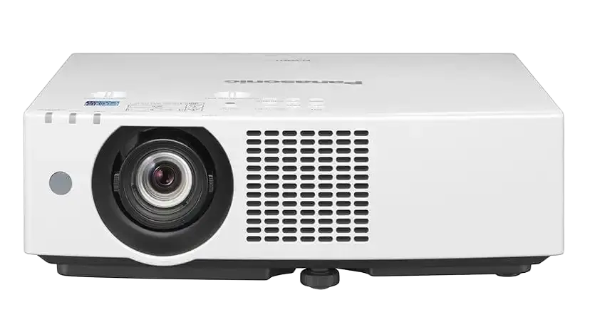 Panasonic PT-VMZ71EJ Laser-LCD-Beamer mit 7.000 ANSI Lumen zur Miete bei PvD Events in Hüllhorst – erweiterbar auf 14.000 Lumen.