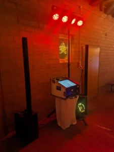 Jukebox für 25. Geburtstag IN einer Diele AUF EINEM bAUERNHOF IN rAHDEN