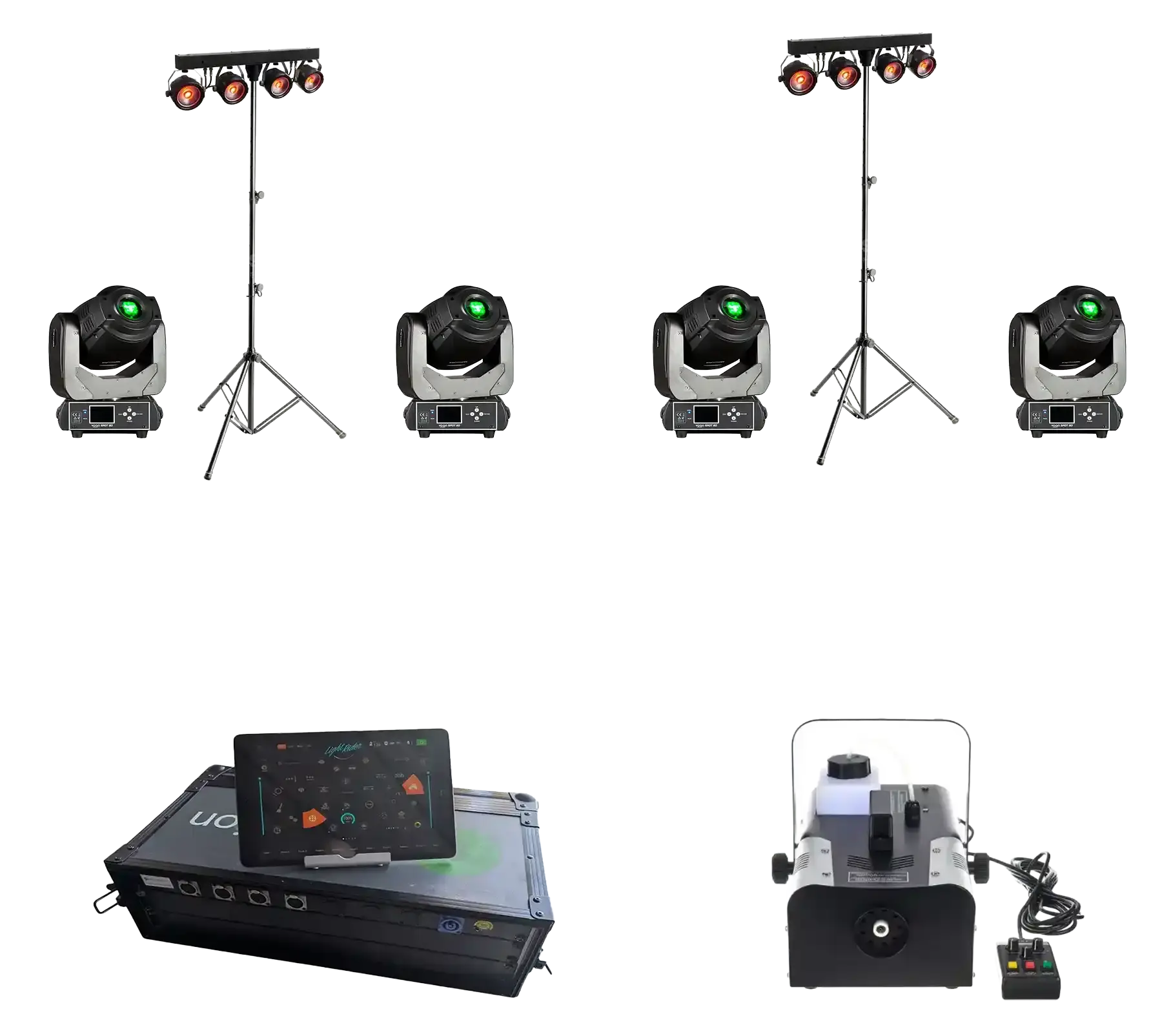 ppartylichter mieten set 5
