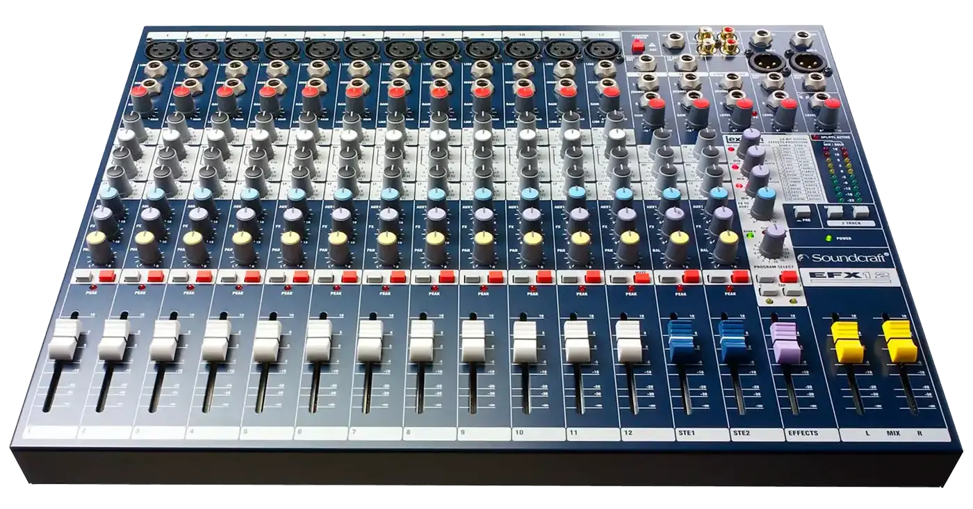 mischpult soundcraft efx12 mieten