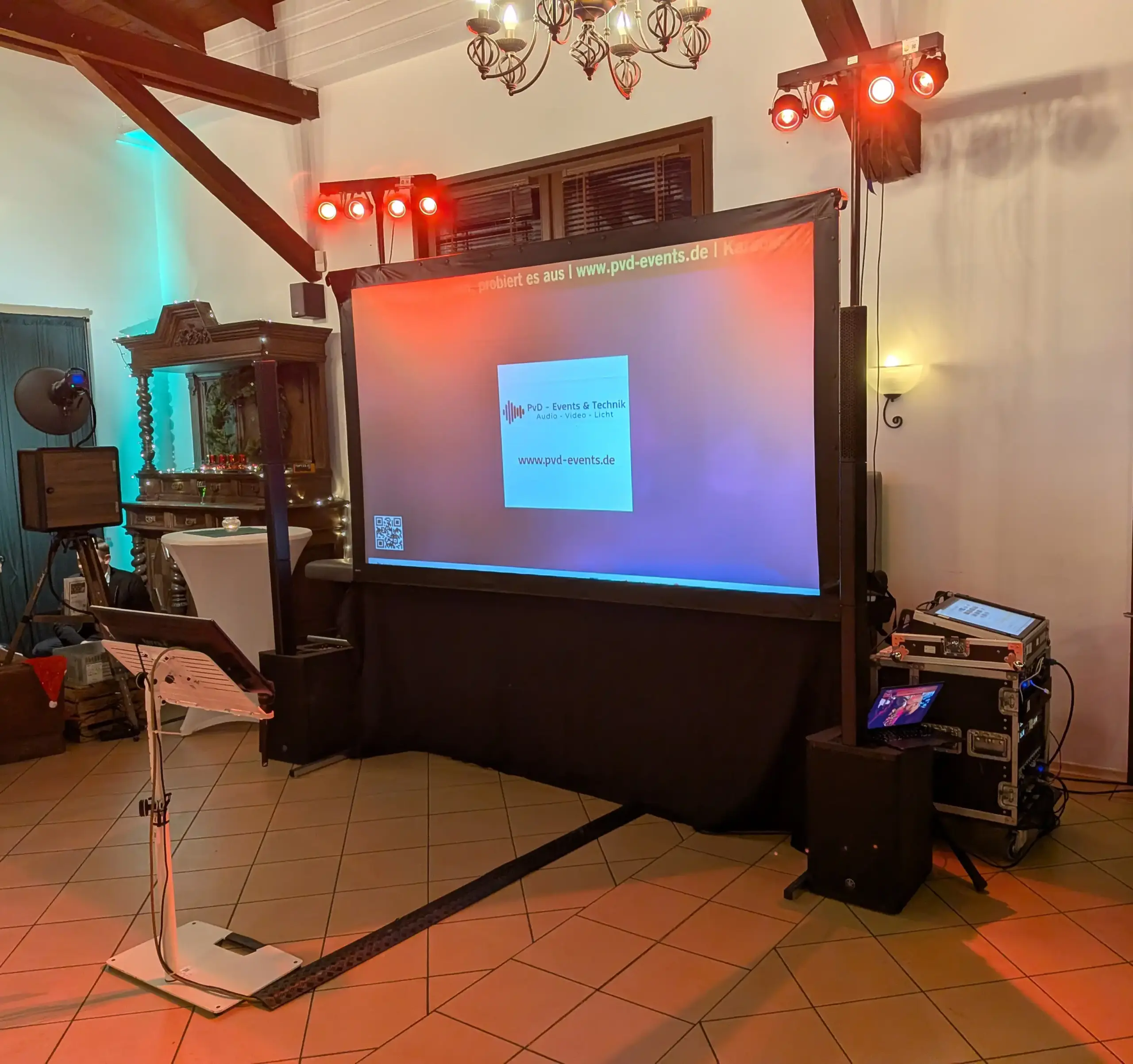 Karaoke-Maschine für Betriebsfest in Lingen