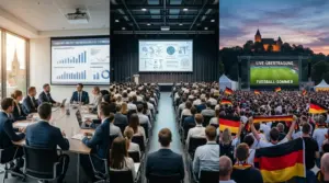 Triptychon Medientechnik Löhne: Professionelle Projektionen für Firmen-Events, Seminare und Public Viewing in der Werrestadt.