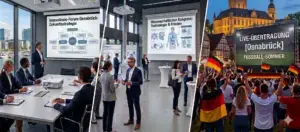 Professioneller Beamer-Verleih und Leinwand-Miete in Osnabrück für Business-Events, Uni-Kongresse und Public Viewing.