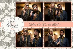 Collage bei Hochzeit